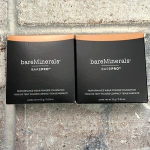 New bare pro powder foundation. Color toffee 19. Set of two
